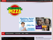 Tablet Screenshot of idreamofpizza.com